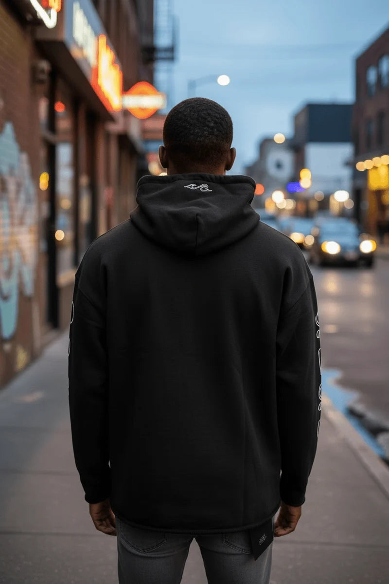 Wave District Studio Gotham Hoodie - Black