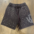Mr. Wave WDS Studio Shorts With Pearls And Rhinestones - Grey