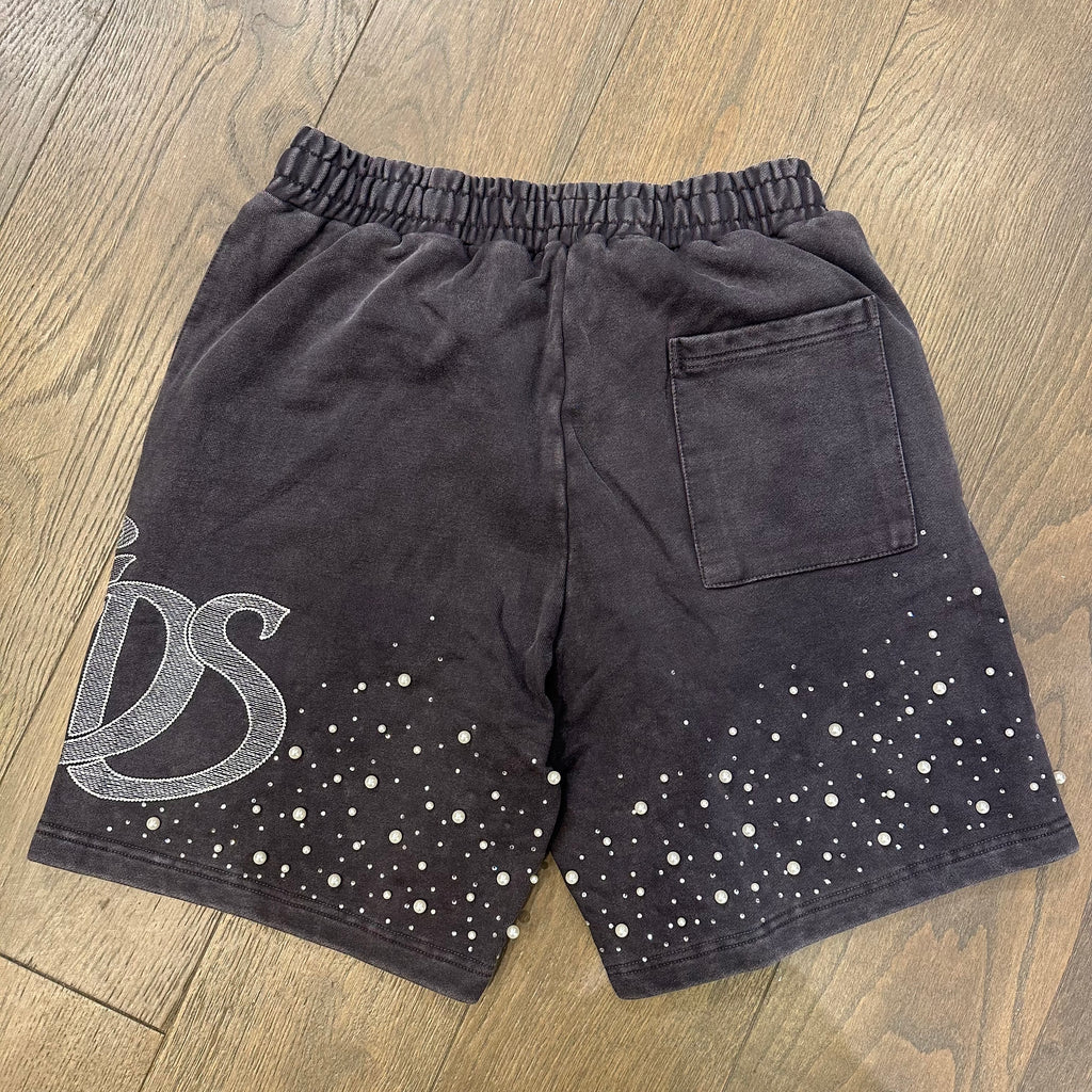 Mr. Wave WDS Studio Shorts With Pearls And Rhinestones - Grey