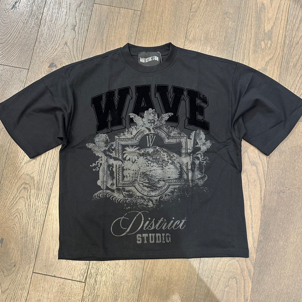 Mr.Wave District Gotham Oversized Shirt - Black