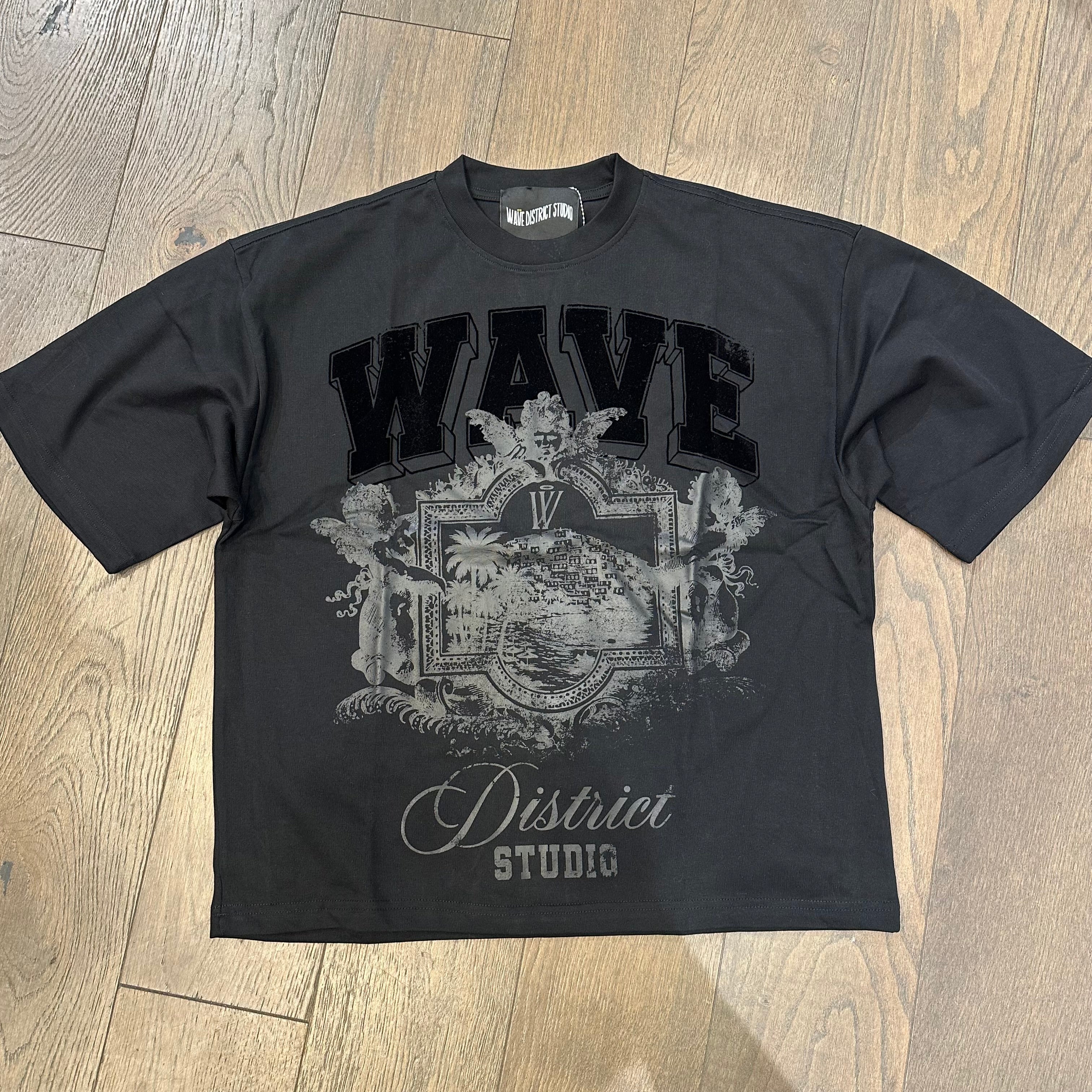 Mr.Wave District Gotham Oversized Shirt - Black