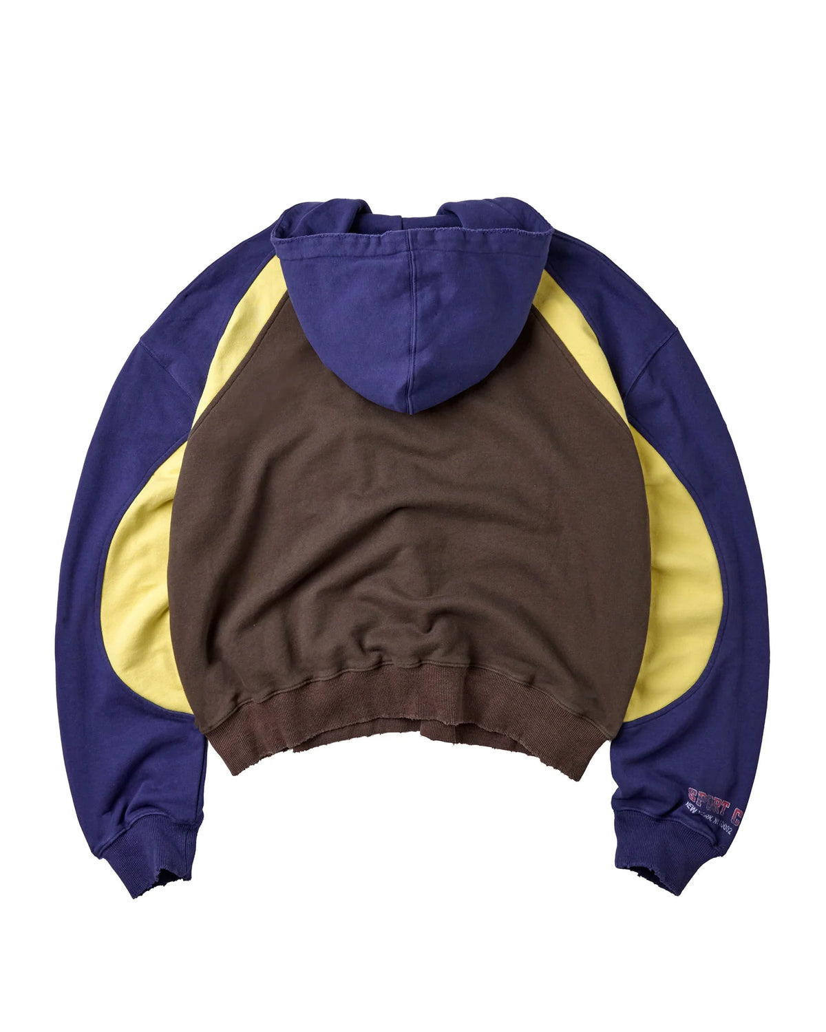 Vale More Athletic Dept Hoodie - Navy/Brown