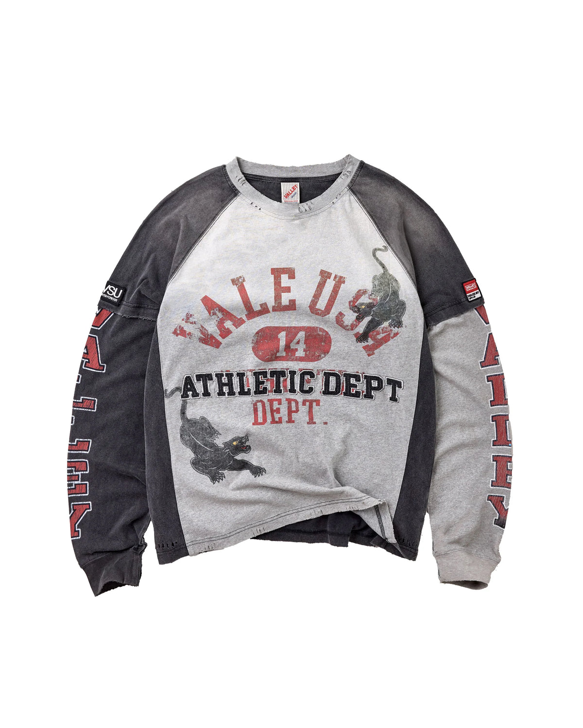 Vale USA Athletic Dept Long Sleeve Shirt - Grey