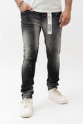 DZTR Premium Distressed Faded Jeans 688 - Black