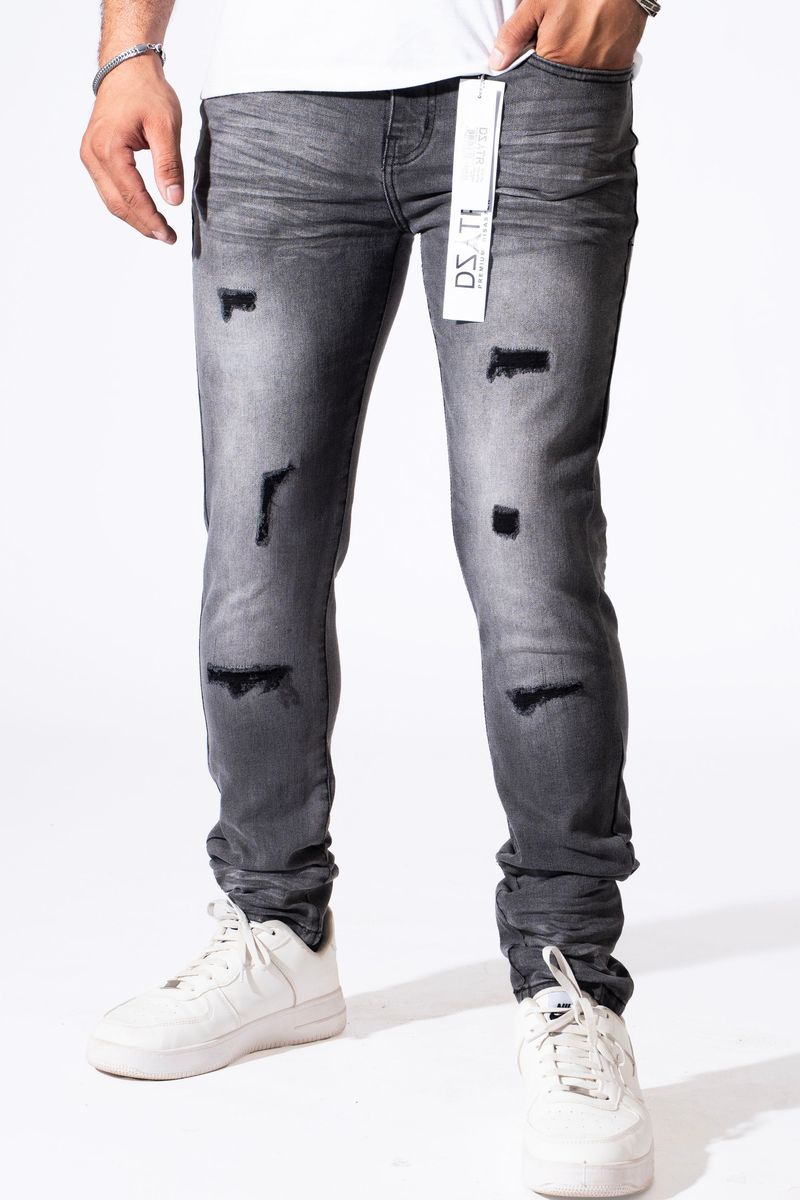 DZTR Premium Distressed Jeans 254 - Grey