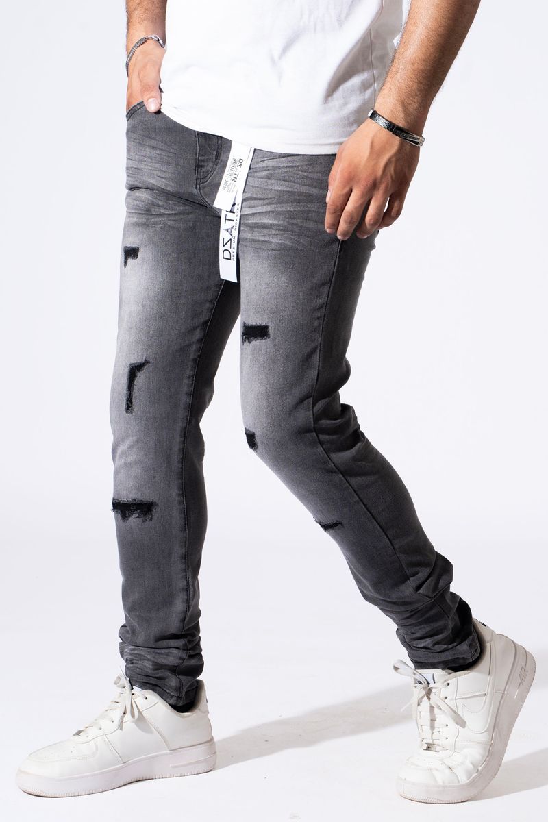 DZTR Premium Distressed Jeans 254 - Grey