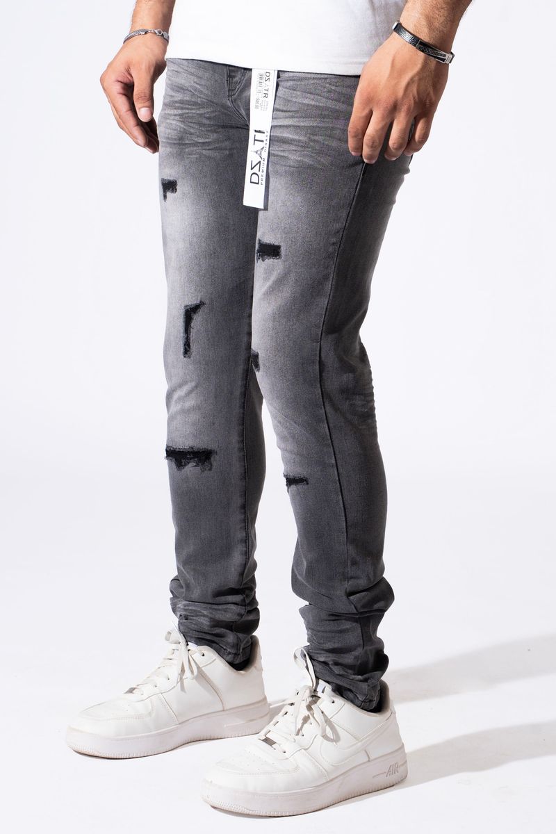 DZTR Premium Distressed Jeans 254 - Grey