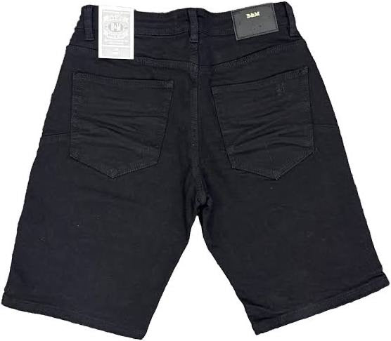 B&M Distressed Denim Shorts - Jet Black