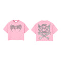 Shattered Hearts Logo Graphic Shirt - Pink