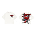Shattered Hearts American Tongue Shirt - White