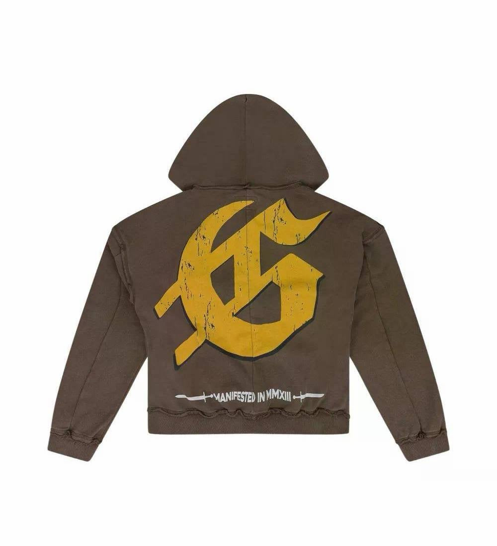 GODSPEED Liberty Zip Up Hoodie - Brown