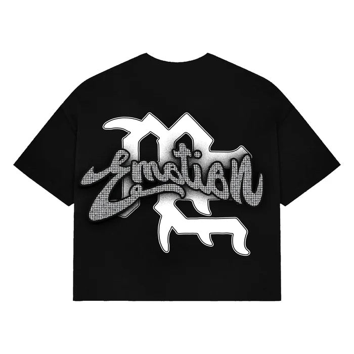Mixed Emotions Cupid Graphic Shirt - Black