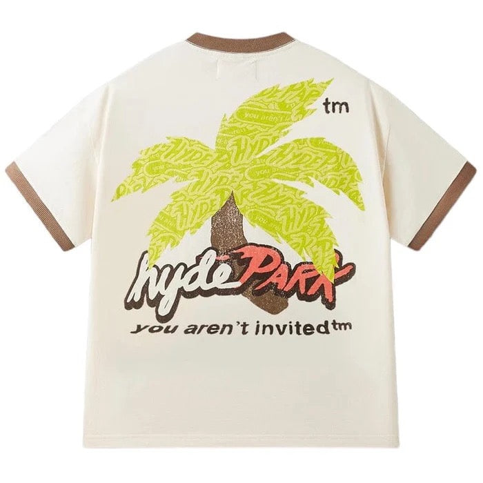 Hyde Park Palm Shirt - Cream