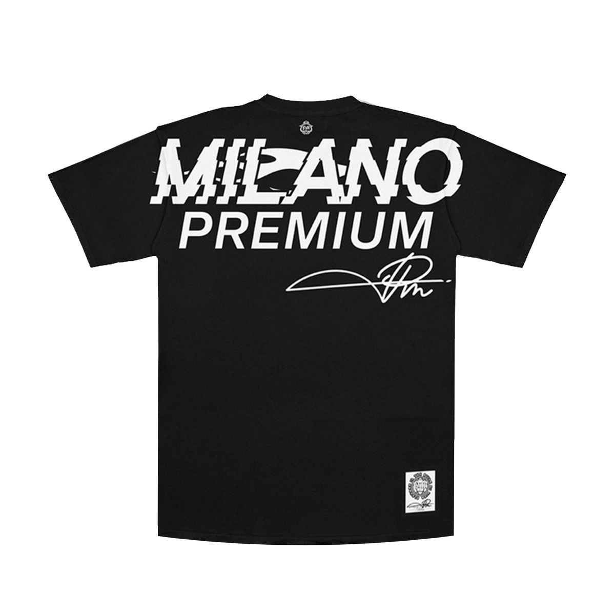 Premium Milano Laugh Now Cry Later Crew Neck Shirt Black