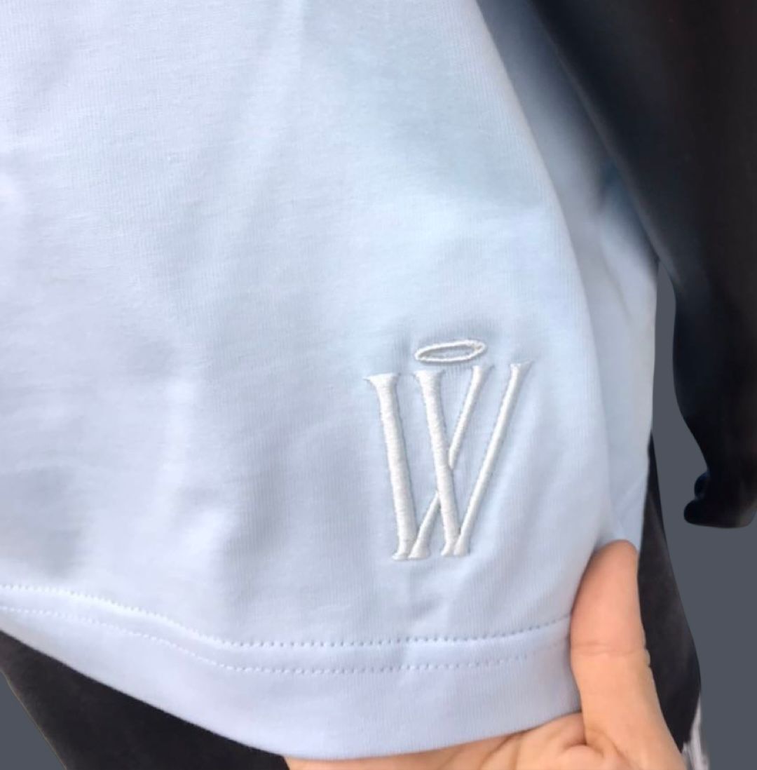 Mr.Wave District Glory Oversized Shirt - Sky Blue
