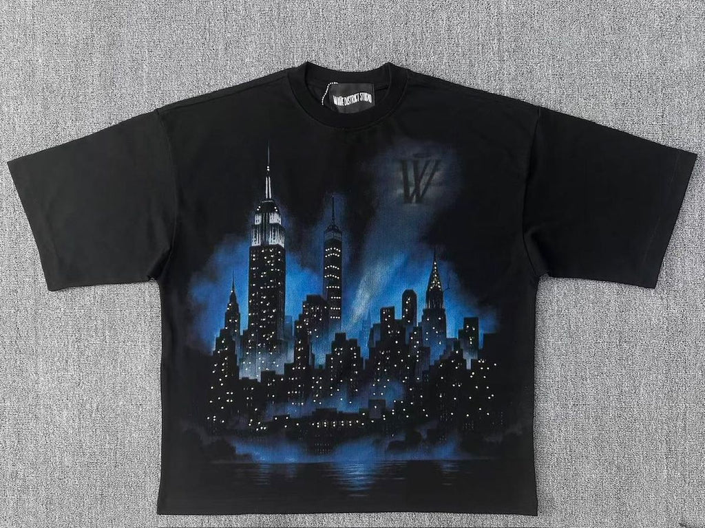 Mr.Wave District Gotham Oversized Shirt - Black