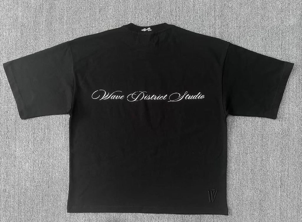 Mr.Wave District Gotham Oversized Shirt - Black