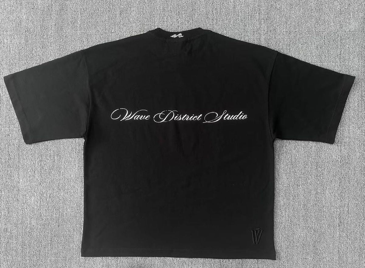 Mr.Wave District Gotham Oversized Shirt - Black