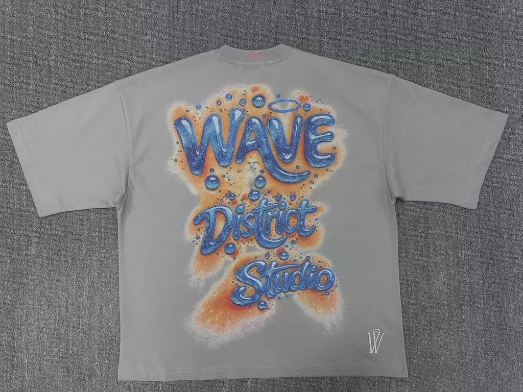 Mr.Wave Studio Oversized Shirt - Grey