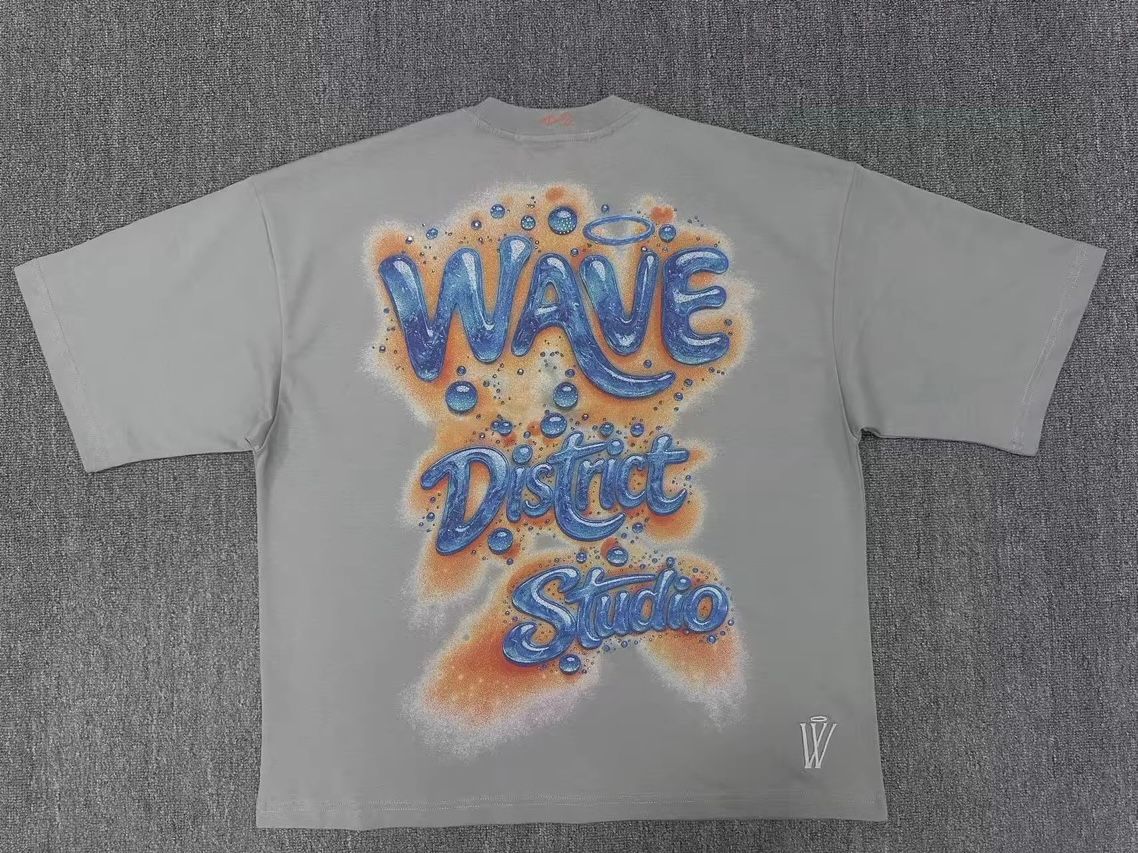Mr.Wave Studio Oversized Shirt - Grey