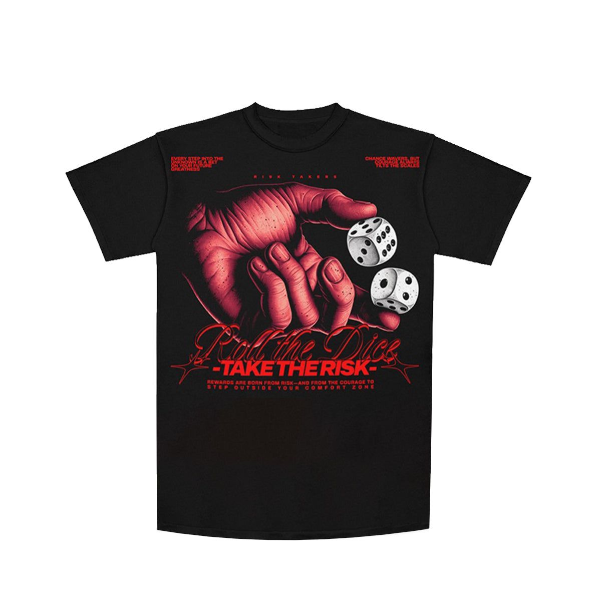 Premium Milano Roll The Dice Crew Neck Shirt Black