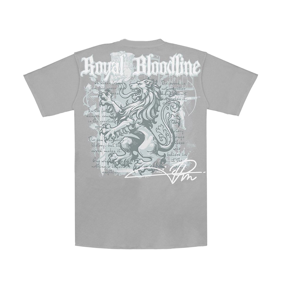 Premium Milano Royal Bloodline Crew Neck Shirt Grey