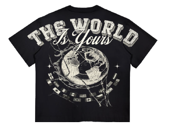 Roku Studio WORLD CUP FADED RELAXED LOOSE FIT Shirt - Black
