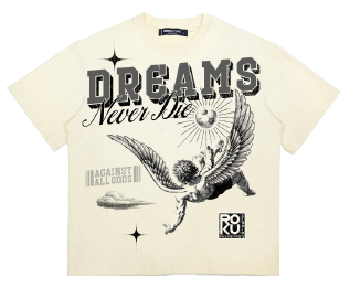 Roku Studio WORLD CUP FADED RELAXED LOOSE FIT Shirt - Cream