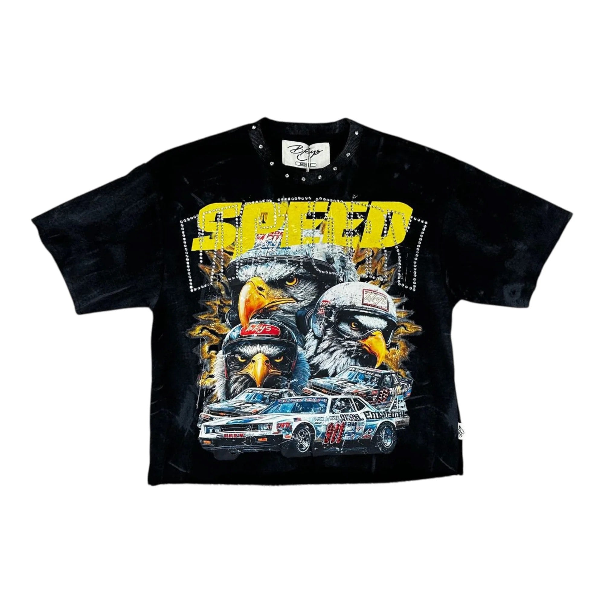 BKYS Speed Eagle Racing Graphic Shirt - Black