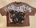 Rare Peace Chaos "Consequences" Shirt - Brown