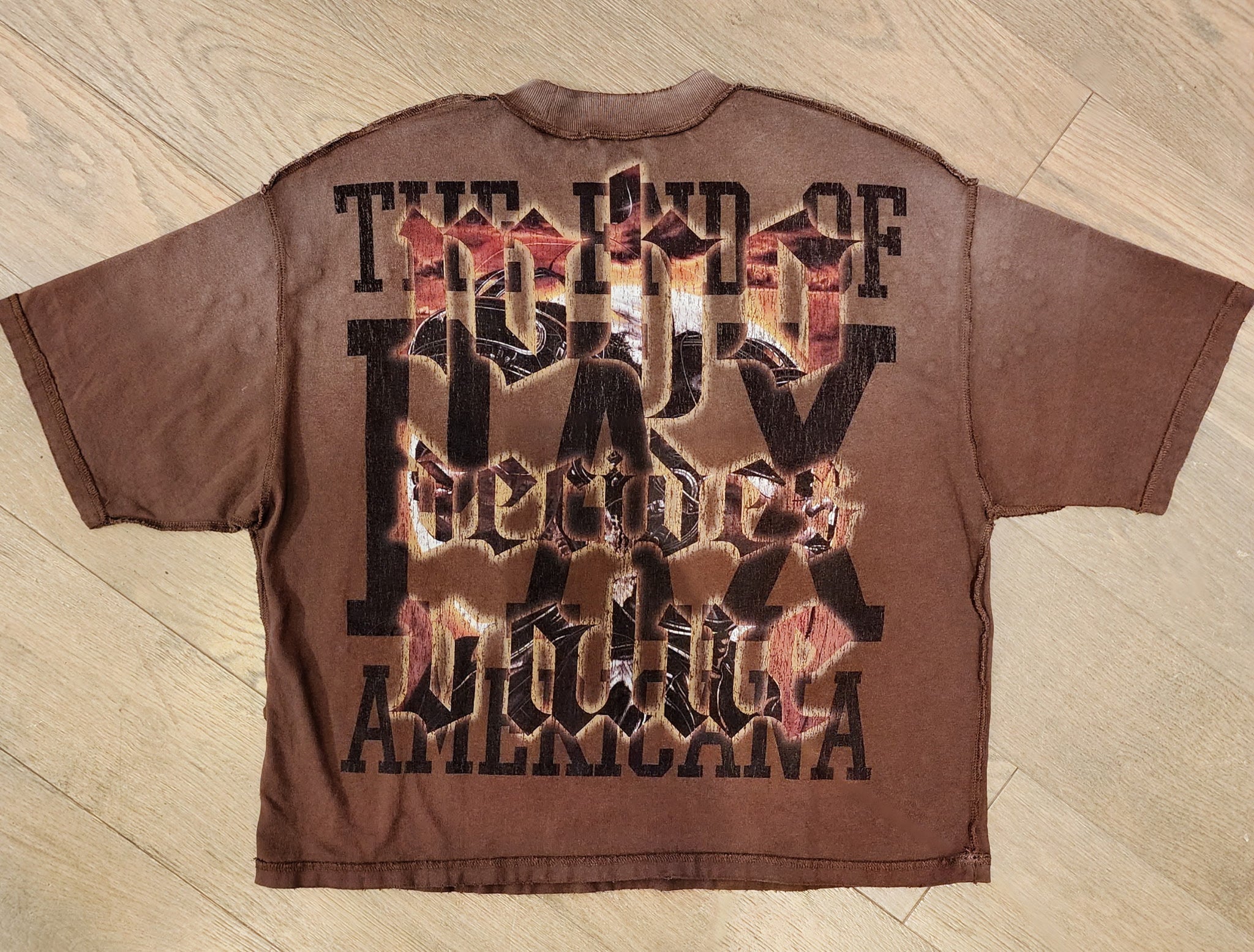 Rare Peace Chaos "Consequences" Shirt - Brown