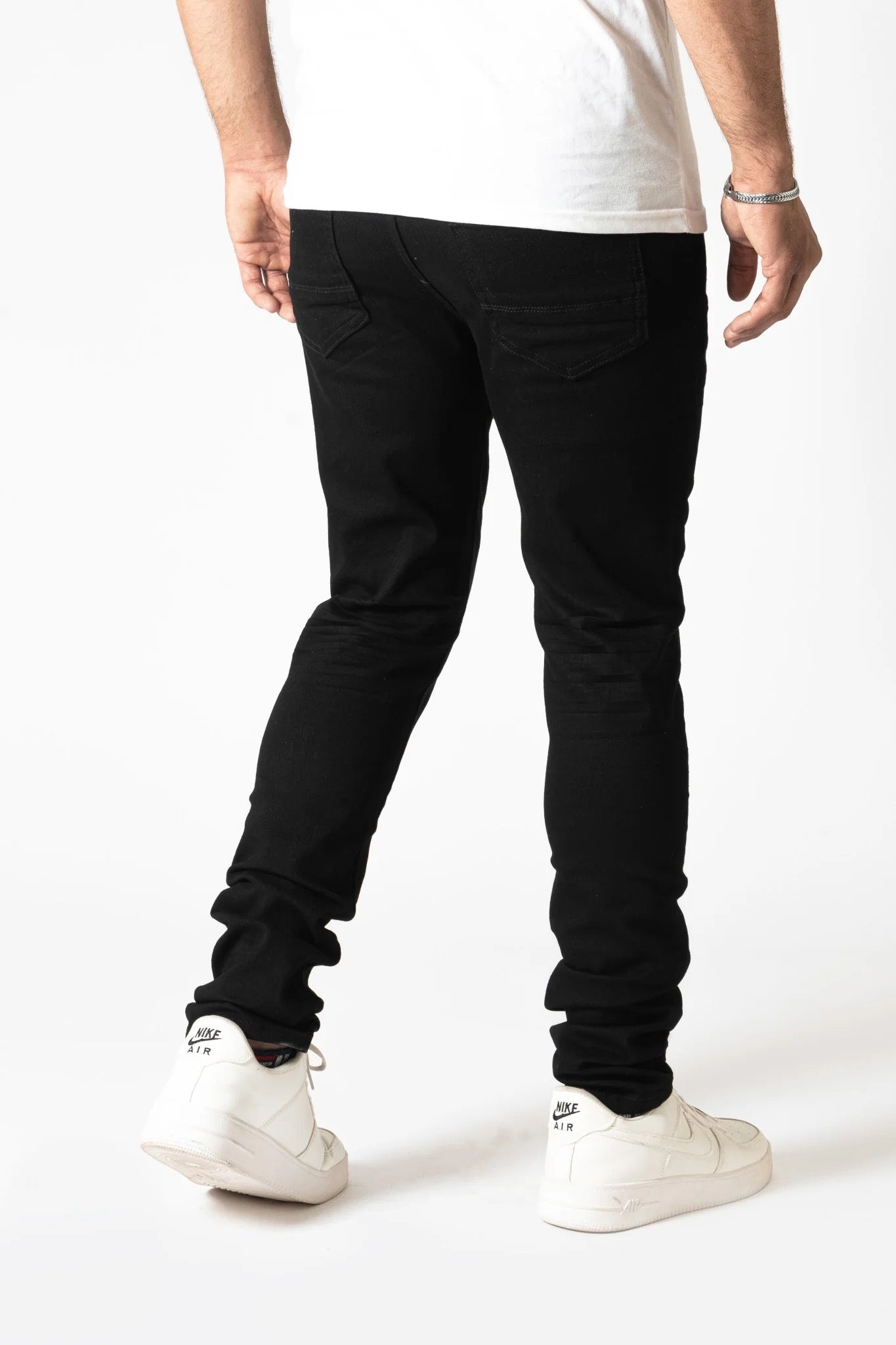 DZTR Premium Solid Jeans - Black