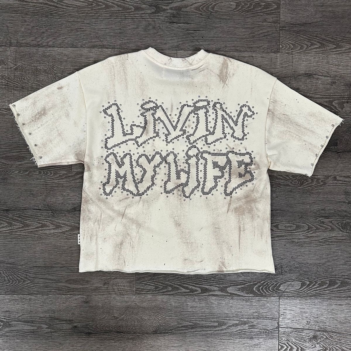 BKYS Livin' My Life Graphic Shirt - Cream