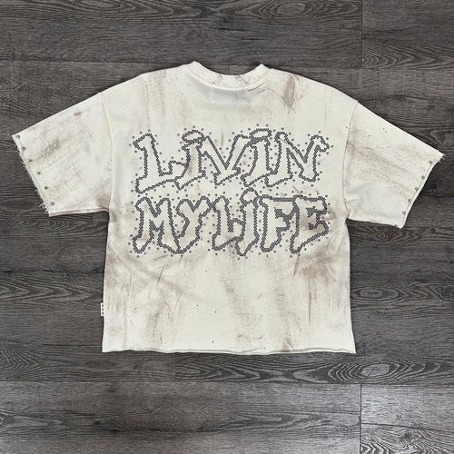 BKYS Livin' My Life Graphic Shirt - Cream
